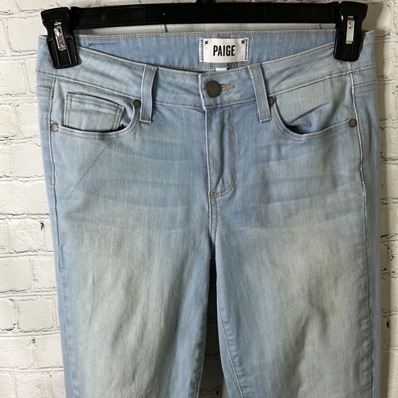 Paige Women's Verdugo Ankle Jeans In light wash Size 28 Revolve - Picture 3 of 8